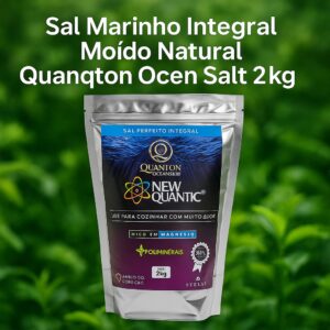 Sal Marinho Integral Moído Natural Quanqton Ocen Salt 2kg