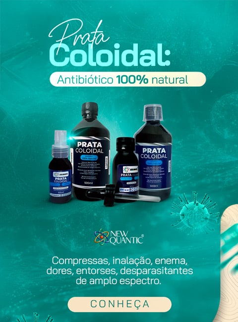Prata coloidal New Quantic saúde natural - Banner Mobile